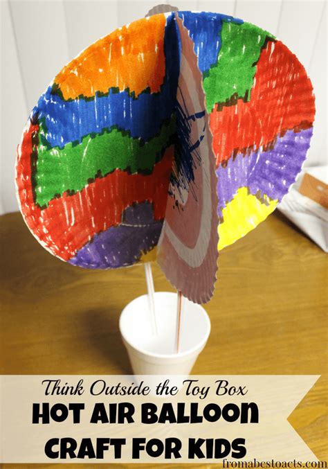 hot air balloon project for kids